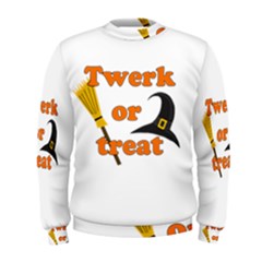 Twerk Or Treat - Funny Halloween Design Men s Sweatshirt by Valentinaart