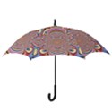 Pastel Shades Ornamental Flower Hook Handle Umbrellas (Large) View3