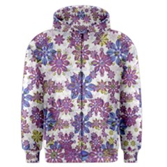 Stylized Floral Ornate Men s Zipper Hoodie by dflcprintsclothing