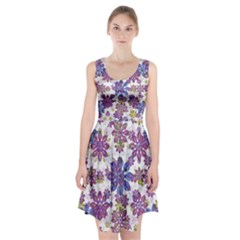 Stylized Floral Ornate Racerback Midi Dress by dflcprintsclothing