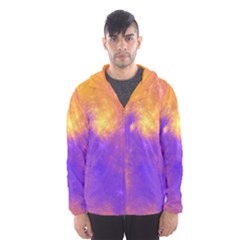 Colorful Universe Hooded Wind Breaker (men) by designworld65