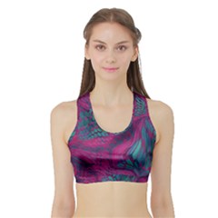 Asia Dragon Sports Bra With Border by LetsDanceHaveFun