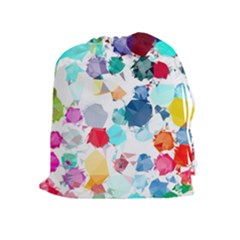 Colorful Diamonds Dream Drawstring Pouches (extra Large)