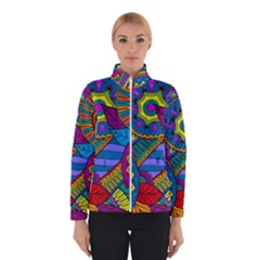 Pop Art Paisley Flowers Ornaments Multicolored Winterwear by EDDArt