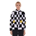 Dropout Yellow Black And White Distorted Check Winterwear View1