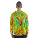 Happy Multicolor Painting Hooded Wind Breaker (Men) View2