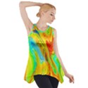 Happy Multicolor Painting Side Drop Tank Tunic View1