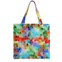 Colorful Mosaic  Zipper Grocery Tote Bag View1