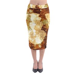 Sparkling Lights Midi Pencil Skirt