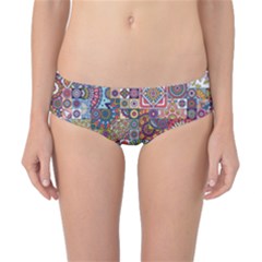 Ornamental Mosaic Background Classic Bikini Bottoms by TastefulDesigns