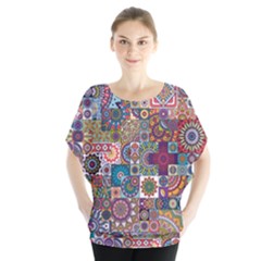 Ornamental Mosaic Background Blouse