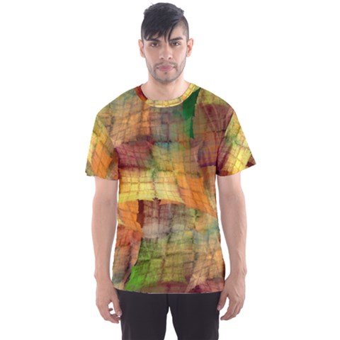 Indian Summer Funny Check Men s Sport Mesh Tee by designworld65