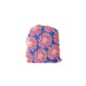 Pink Daisy Pattern Drawstring Pouches (XS)  View2