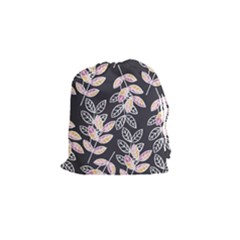 Winter Beautiful Foliage  Drawstring Pouches (small) 