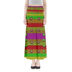 A Wonderful Rainbow And Stars Maxi Skirts