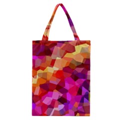 Geometric Fall Pattern Classic Tote Bag by DanaeStudio