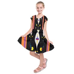 Flower F D L Kids  Short Sleeve Dress