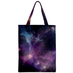 Blue Galaxy  Zipper Classic Tote Bag