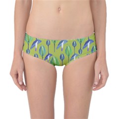 Tropical Floral Pattern Classic Bikini Bottoms