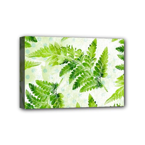 Fern Leaves Mini Canvas 6  x 4 