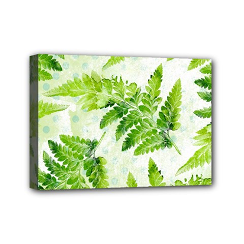 Fern Leaves Mini Canvas 7  x 5 