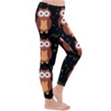 Halloween brown owls  Winter Leggings  View3