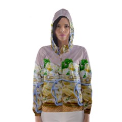 Potato Salad In A Jar On Wooden Hooded Wind Breaker (women) by wsfcow