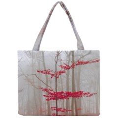 Magic Forest In Red And White Mini Tote Bag