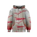 Magic Forest In Red And White Kids  Pullover Hoodie View1