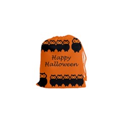 Happy Halloween - Owls Drawstring Pouches (xs) 