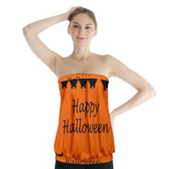 Happy Halloween - Owls Strapless Top