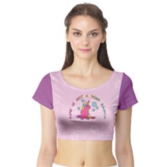 PONYRANCH Short Sleeve Crop Top (Tight Fit)