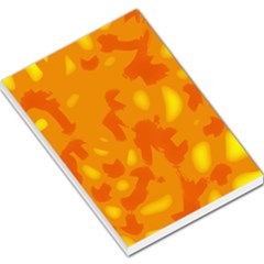 Orange Decor Large Memo Pads