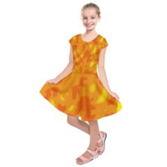 Orange Decor Kids  Short Sleeve Dress