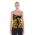 Abstract animal print Spaghetti Strap Top View1