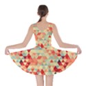 Modern Hipster Triangle Pattern Red Blue Beige Skater Dress View2