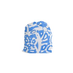 Blue Summer Design Drawstring Pouches (xs)  by Valentinaart