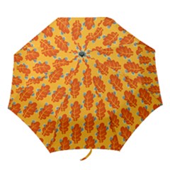 Bugs Eat Autumn Leaf Pattern Folding Umbrellas by CreaturesStore