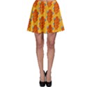 Bugs Eat Autumn Leaf Pattern Skater Skirt View1