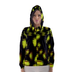 Yellow Light Hooded Wind Breaker (women) by Valentinaart