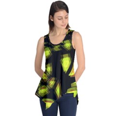 Yellow Light Sleeveless Tunic