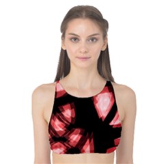 Red Light Tank Bikini Top by Valentinaart