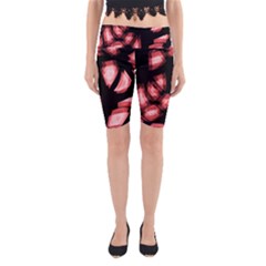 Red Light Yoga Cropped Leggings