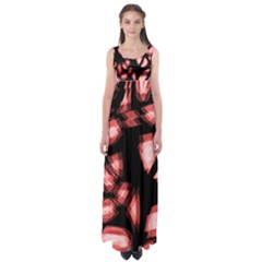 Red Light Empire Waist Maxi Dress