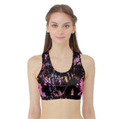 Put Some Colors    Sports Bra With Border by Valentinaart