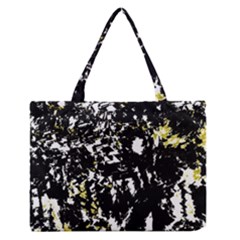 Little Bit Of Yellow Medium Zipper Tote Bag