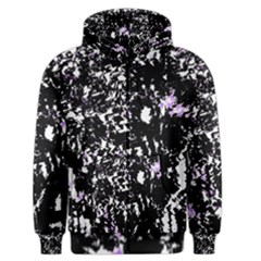 Little Bit Of Purple Men s Zipper Hoodie by Valentinaart