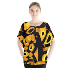 Yellow Design Blouse