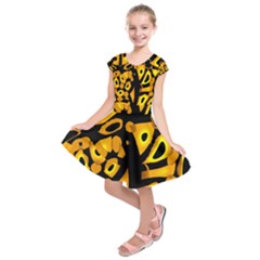 Yellow Design Kids  Short Sleeve Dress