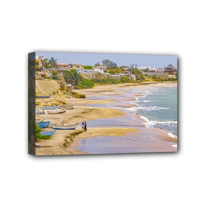 Ballenita Beach Santa Elena Ecuador Mini Canvas 6  x 4 